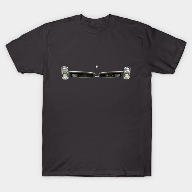 Pontiac GTO classic 1960s American muscle car minimalist grille photo T-Shirt by soitwouldseem